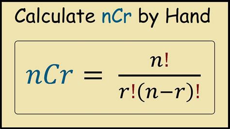probability ncr|how to calculate probability statistics.